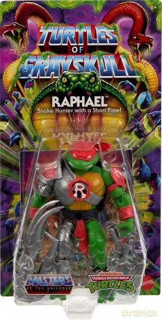 MOTU x TMNT: Turtles of Grayskull Action Figure Raphael 14 cm
