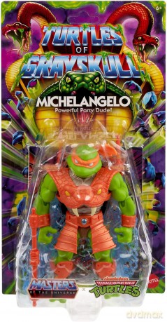 MOTU x TMNT: Turtles of Grayskull Action Figure Michelangelo 14 cm