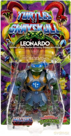 MOTU x TMNT: Turtles of Grayskull Action Figure Leonardo 14 cm