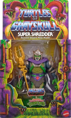 MOTU x TMNT: Turtles of Grayskull Deluxe Action Figure Super Shredder 14 cm