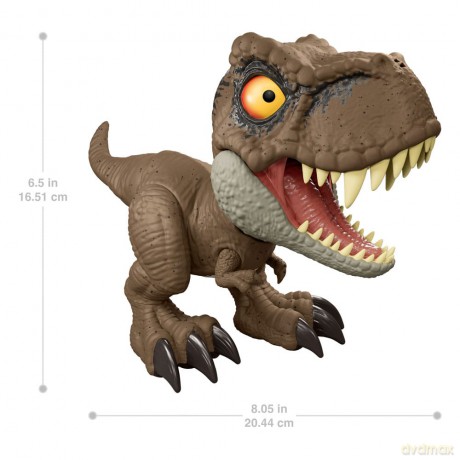 Jurassic World Action Figure with Sound Roar Command Tyrannosaurus Rex 16 cm