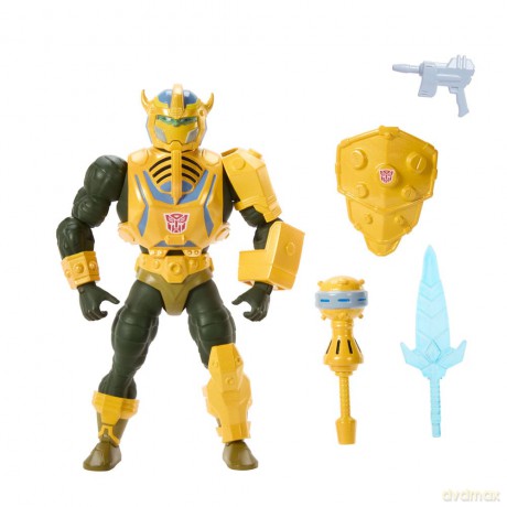 Masters of the Universe x Transformers Action Figure Bumblebee Armor Man-At-Arms 14 cm