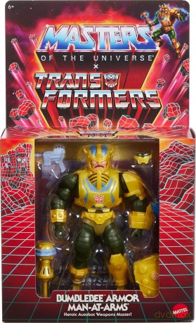 Masters of the Universe x Transformers Action Figure Bumblebee Armor Man-At-Arms 14 cm