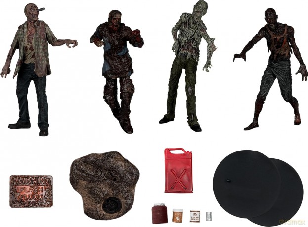 The Walking Dead Action Figures 4-Pack Walkers 13 cm