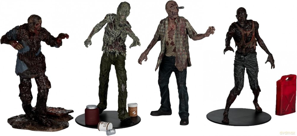 The Walking Dead Action Figures 4-Pack Walkers 13 cm