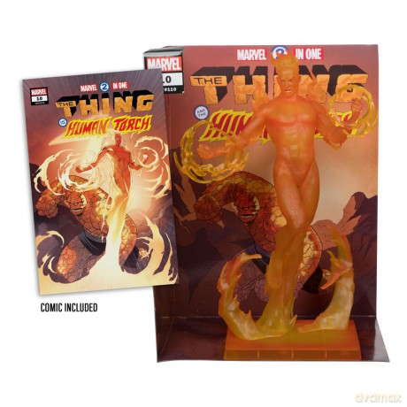 Marvel Collection PVC Statue 1/6 Human Torch (Marvel 2 in 1 #10) 29 cm