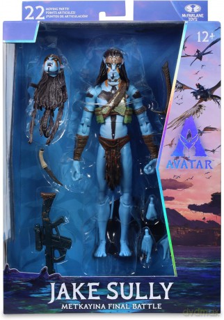 Avatar: Fire and Ash Action Figure Jake Sully (Metkayina Final Battle) 18 cm