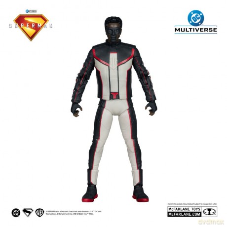 Superman (2025) DC Multiverse Deluxe Theatrical Edition Action Figure Mr. Terrific (Red Platinum Edition) 18 cm