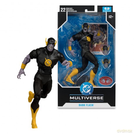 DC Comics DC Multiverse Action Figure Dark Flash (Dark Mulitverse) (Red Platinum Edition) 18 cm