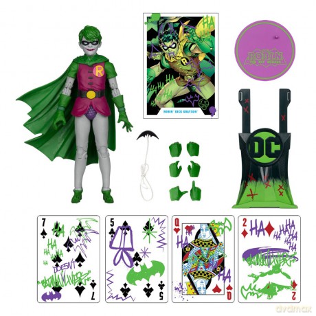 DC Rebirth DC Multiverse Action Figure Robin (Dick Grayson) (Jokerized) (Gold Label) 18 cm