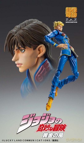 JoJo's Bizarre Adventure Part 5: Golden Wind Action Figure Chozokado Giorno Giovanna Second 15 cm