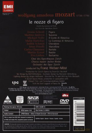 Welser-Moest: Zurich Opera: Le Nozze Di Figaro (Ntsc D) [2DVD]
