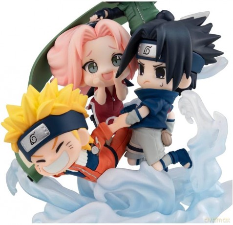 Naruto Shippuden FigUnity PVC Mini Statue Gather here, Team 7 13 cm