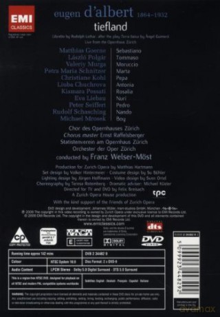 Welser-Moest: Zurich Opera: Tiefland (Ntsc Dvd) [2DVD]