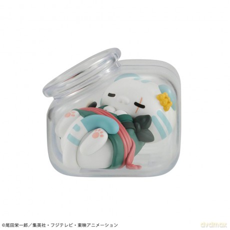 One Piece Mega Cat Project Trading Figure Good Night NyanPieceNyan! 3 cm Assortment (8)