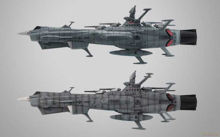 Space Battleship Yamato 2202 Statue Cosmofleet SP Aircraft Warriors of Love U.N.C.F. AAA-1 Andromeda Re. 19 cm
