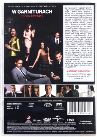 W garniturach sezon 4 [4DVD]