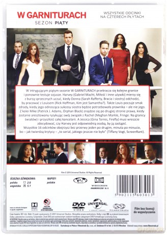W garniturach sezon 5 [4DVD]