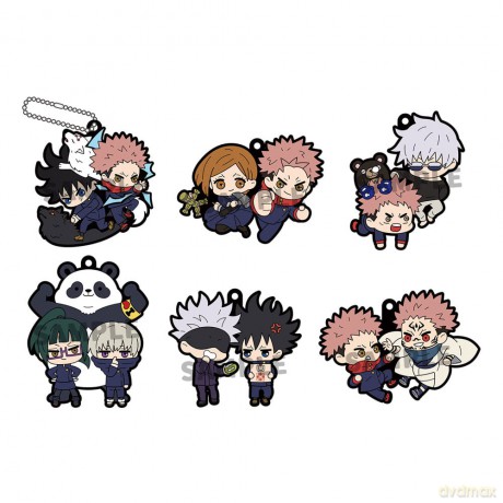 Jujutsu Kaisen Rubber Mascot 6 cm Assortment (6)