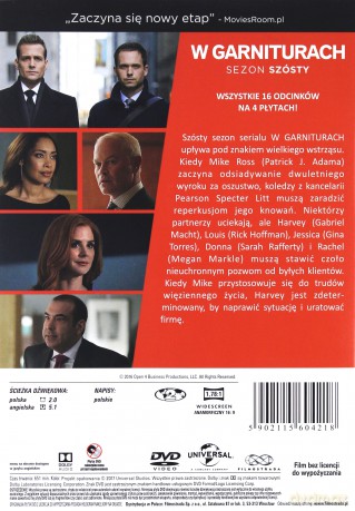 W garniturach sezon 6 [4DVD]