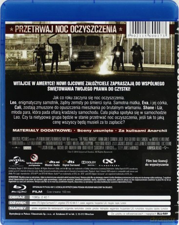 Noc oczyszczenia: Anarchia [Blu-Ray]