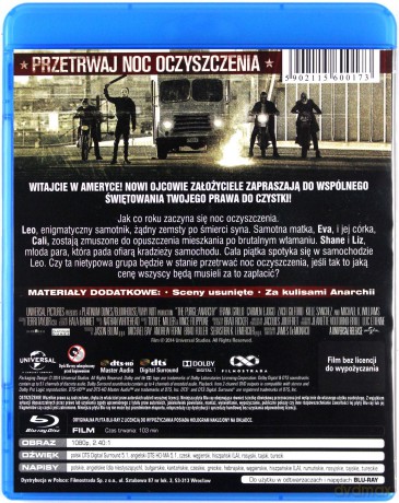 Noc oczyszczenia: Anarchia [Blu-Ray]