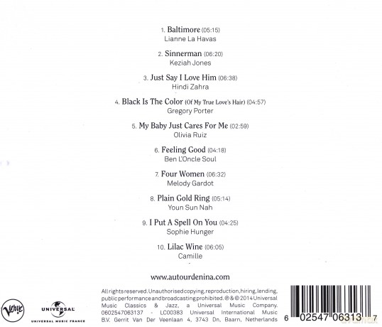 Round Nina (A Tribute To Nina Simone) [CD]