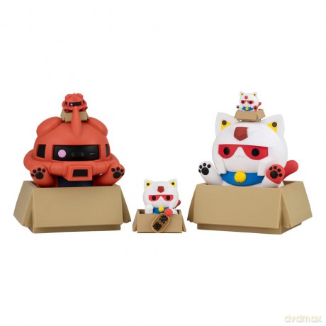 Mobile Suit Gundam Mega Cat Project Nyandam Trading Figure Luckycat 6 cm Blind Box Assortment (6)