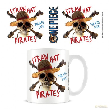 One Piece Live Action Kubek Straw Hat Pirate Emblem