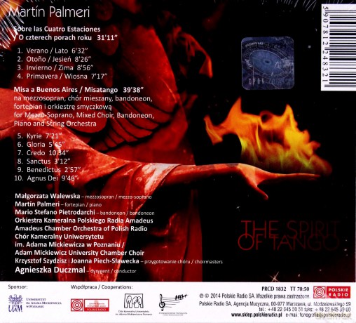 Martin Palmeri: The spirit of tango [CD]