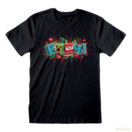 Minecraft T-Shirt Boom Size M