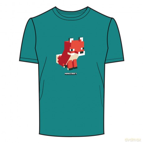 Minecraft T-Shirt Simple Fox Size M