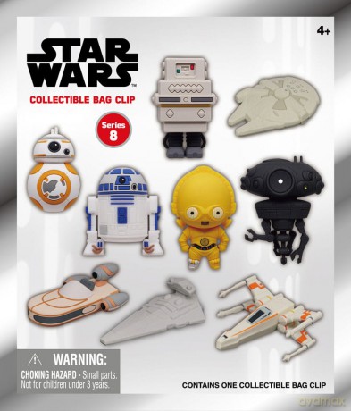 Star Wars PVC Bag Clips Series 8 Power Of Force Display (24)