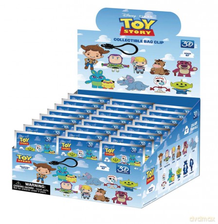 Toy Story 3D PVC Bag Clips 30th Anniversary Series 67 mix