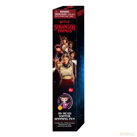 Stranger Things pen 3D Head Topper Spinning Pen