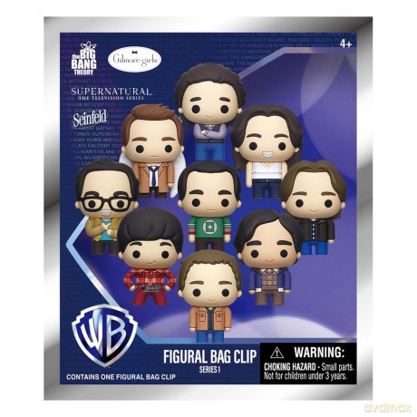 Warner Brothers TV 3D PVC Bag Clips Series 1 Display (24)