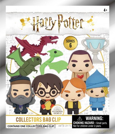 Harry Potter 3D PVC Bag Clips Series 6 Random