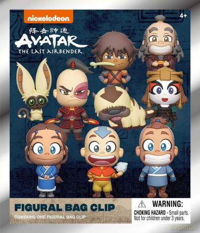 Avatar: The Last Airbender 3D PVC Bag Clips Series 1 Random