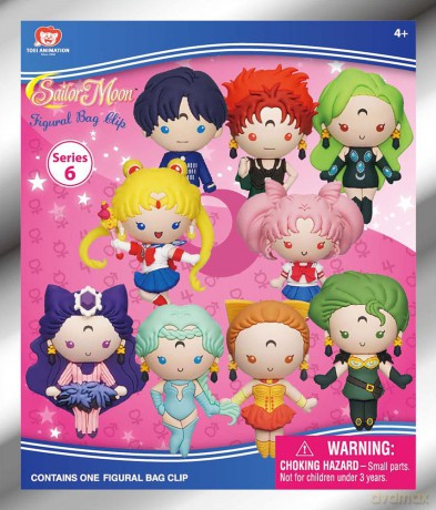 Sailor Moon 3D PVC Bag Clips Series 6 Display (24)
