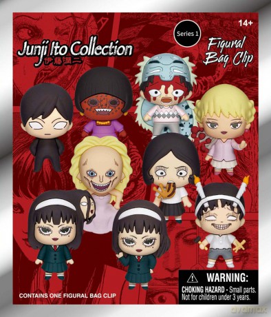 Junji Ito Collection PVC Bag Clips Series 1 Display (24)