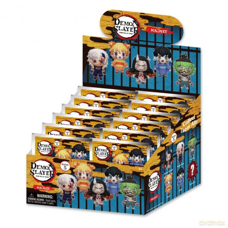 Demon Slayer Magnets blind pack Series 5 Display (12)