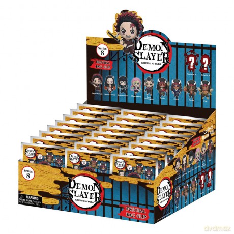 Demon Slayer Season 3 3D Foam Bag Clips Series 8 Display (24)