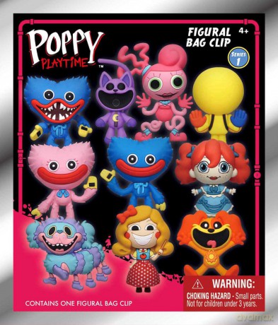 Poppy Playtime PVC Bag Clips Series 1 Display (24)
