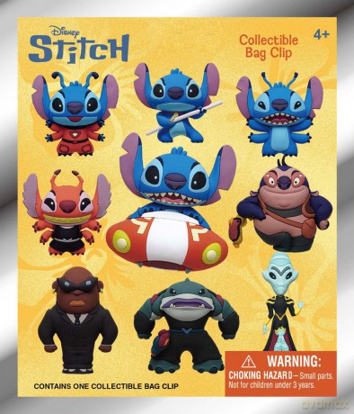 Lilo & Stitch 3D Foam Bag Clips Stitch in Space Display (24)
