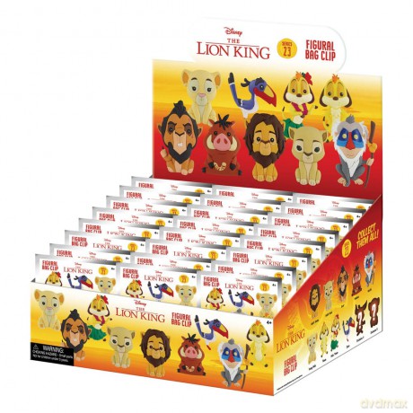 Disney Charm 3D PVC Bag Clips Lion King