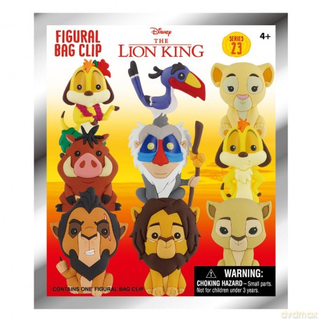 Disney Charm 3D PVC Bag Clips Lion King