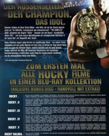 Rocky 1 - 6 The Complete Saga (Rocky kompletna kolekcja) [7Blu-Ray]