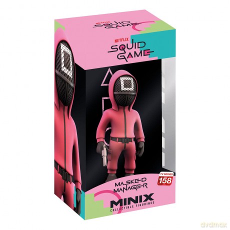 Squid Game Minix Figure Masked Square Guard 12 cm