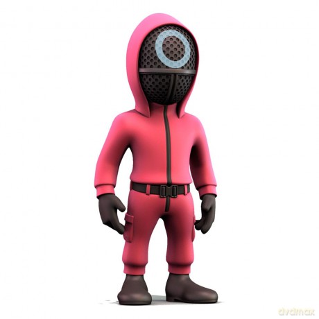 Squid Game Minix Figure Masked Circle Guard 12 cm