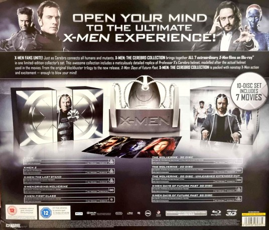 X-Men: Cerebro Helmet Complete Collection Incl. Days of Future Past (Cerebro hełm) [2xBlu-Ray 3D]+[8xBlu-Ray]